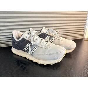 New Balance 501 Gray Navy Sneakers Women’s Size 8.5 Retro Running Shoes